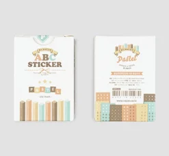1152pcs Pastel Alphabet Sticker Set