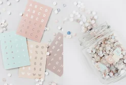 1152pcs Pastel Alphabet Sticker Set