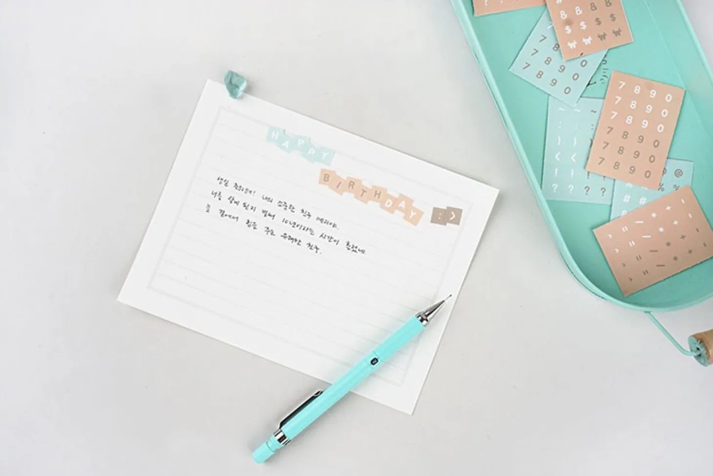 1152pcs Pastel Alphabet Sticker Set