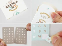 1152pcs Pastel Alphabet Sticker Set