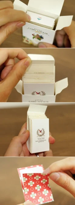 48pcs Pattern Label Sticker Set
