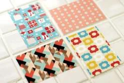 48pcs Pattern Label Sticker Set