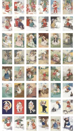 48pcs Petit Label Sticker Set