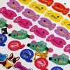 4pcs Pet Toy Reward Paper Sticker Set