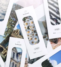 4pcs Photograph Translucent Bookmark
