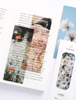 4pcs Photograph Translucent Bookmark