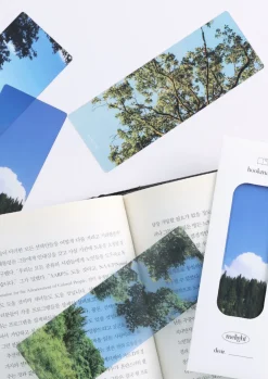 4pcs Photograph Translucent Bookmark