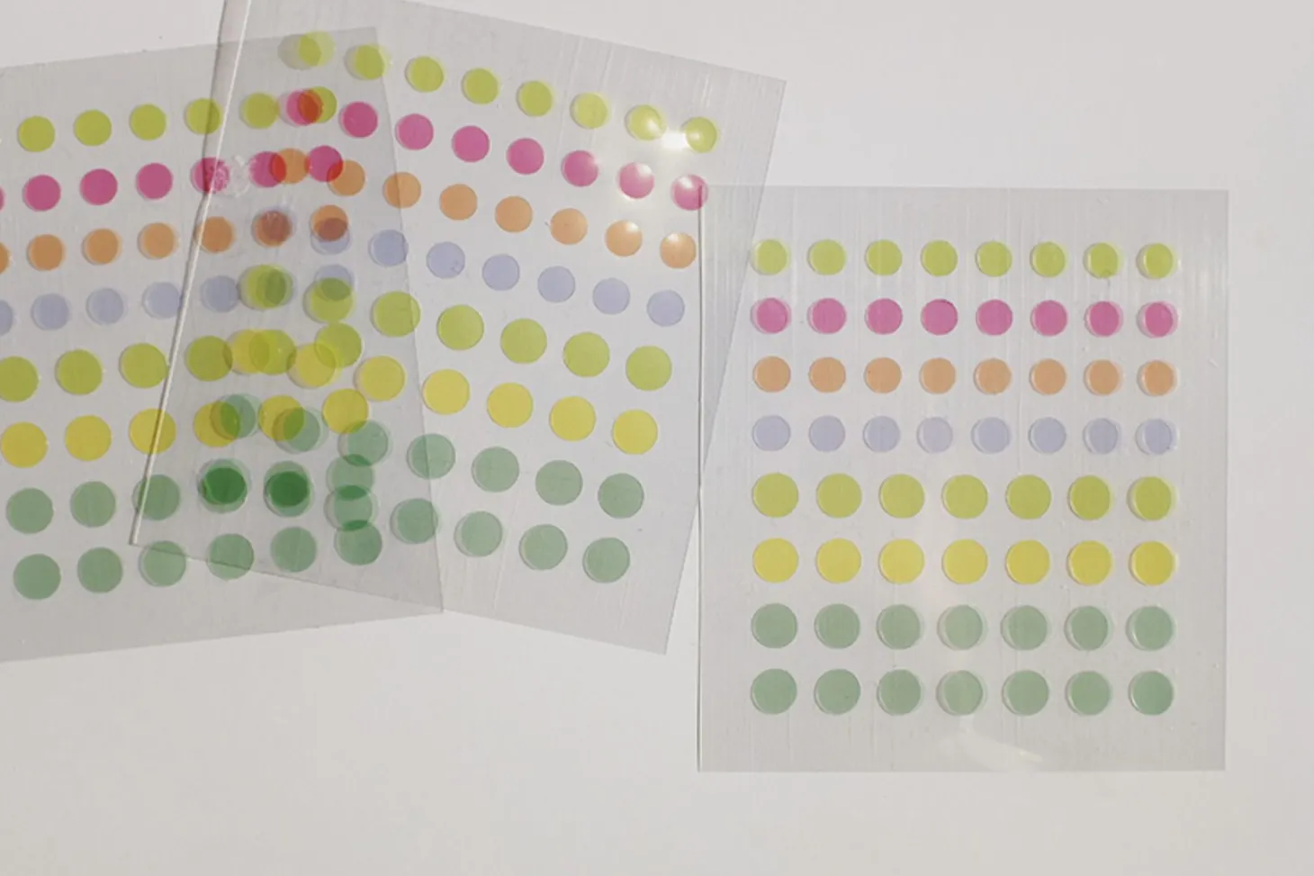 3pcs Pop Plain Deco Sticker Set