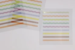 3pcs Pop Plain Deco Sticker Set