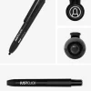 3pcs Retractable Permanent Marker Set
