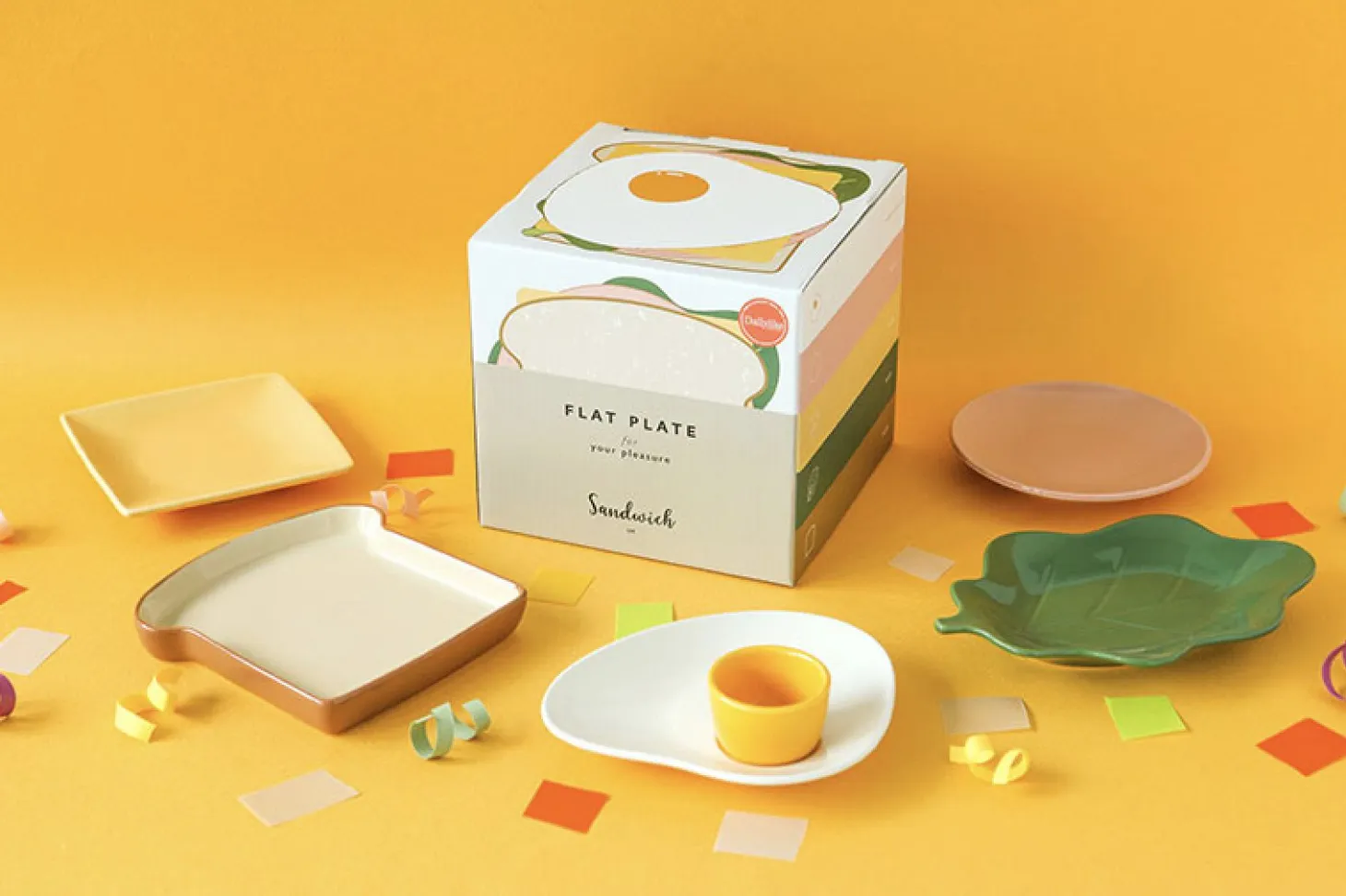 6pcs Sandwich Plate Set