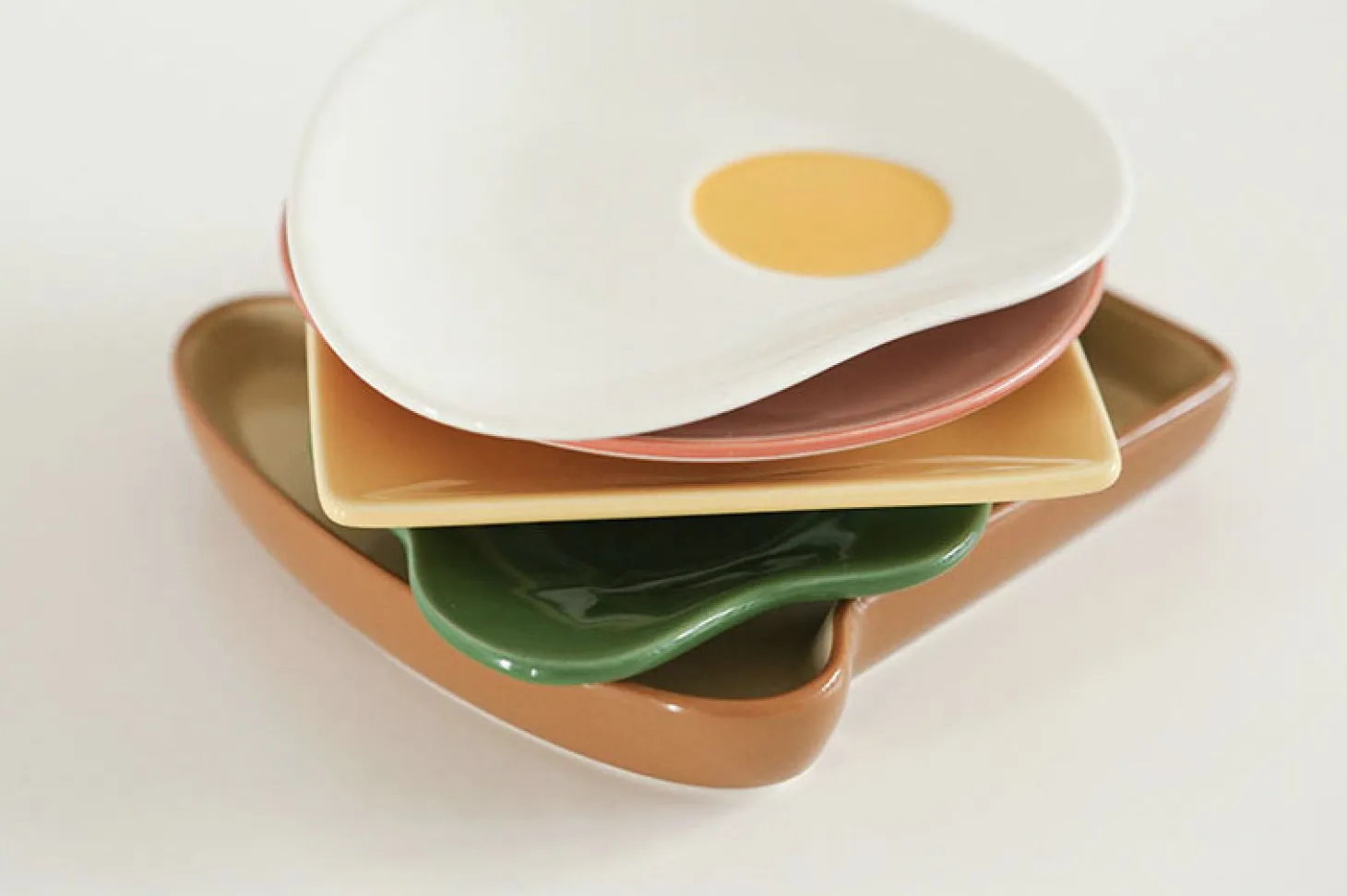 6pcs Sandwich Plate Set