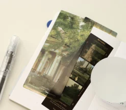 3pcs Scenery Translucent Bookmark Set
