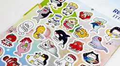 7pcs Sea Animal Reward Paper Sticker Set
