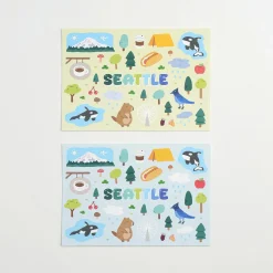 8pcs Seattle Postcard Set