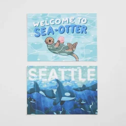 8pcs Seattle Postcard Set
