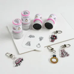 4pcs Self-inking Stamp Set