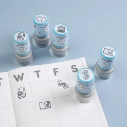 4pcs Self-inking Stamp Set