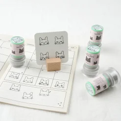 4pcs Self-inking Stamp Set