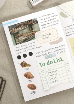 2pcs Simple Label Sticker Set