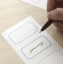 2pcs Simple Label Sticker Set