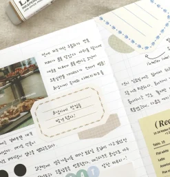 2pcs Simple Label Sticker Set