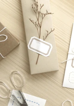 2pcs Simple Label Sticker Set