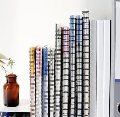 12pcs Slim Spiral Ring Label Clip Set