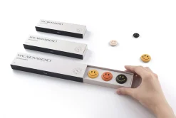 5pcs Smile Macaron Magnet Set