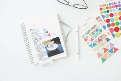 2pcs Solid Color Palette Sticker Set