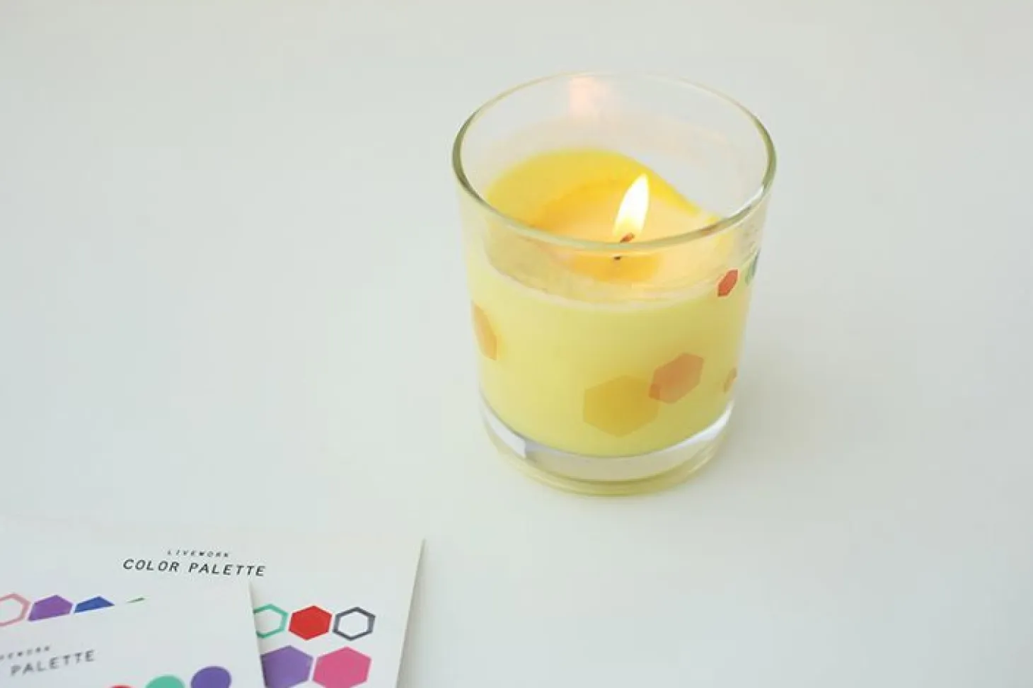 2pcs Solid Color Palette Sticker Set