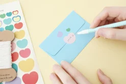 2pcs Solid Color Palette Sticker Set