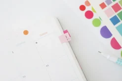 2pcs Solid Color Palette Sticker Set