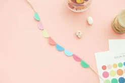 2pcs Solid Color Palette Sticker Set