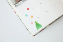 2pcs Solid Color Palette Sticker Set