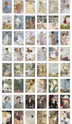 48pcs Sorolla Label Sticker Set