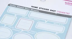 7pcs Speech Bubble Label Sticker Set