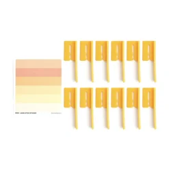 12pcs Spiral Ring Label Clip Set