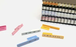 12pcs Spiral Ring Label Clip Set