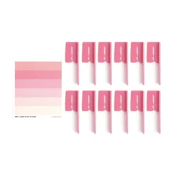 12pcs Spiral Ring Label Clip Set