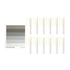 12pcs Spiral Ring Label Clip Set