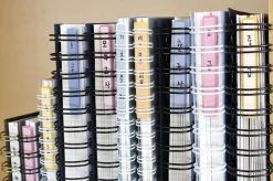 12pcs Spiral Ring Label Clip Set