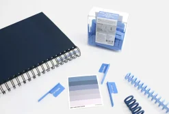 50pcs Spiral Ring Label Clip Set