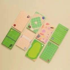 8pcs Sports Memo Pad Set