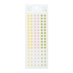 3pcs Steady Starry Dot Sticker Set