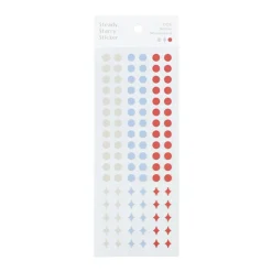 3pcs Steady Starry Dot Sticker Set