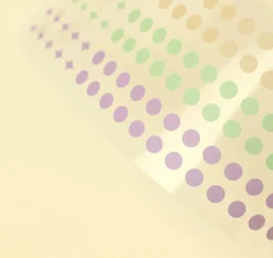 3pcs Steady Starry Dot Sticker Set