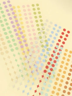 3pcs Steady Starry Dot Sticker Set