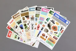 10pcs Storage Magazine Sticker Set
