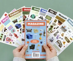 10pcs Storage Magazine Sticker Set
